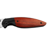 Lightweight EDC Folding Knife In Wood Handle