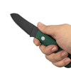 Green G10 Handle Fixed Blade Hunting Knife Small