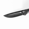 Full Black Texture Grip G10 Handle Hunting Knife