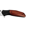 Aluminum And Wooden Handle Pocket Folding Knife