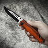 Tactical EDC Wooden Handle Pocket Knife
