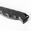 Full Black Texture Grip G10 Handle Hunting Knife