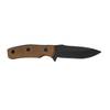 Brown G10 Handle Small EDC Fixed Blade Knife