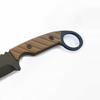 G10 Handle Black Oxidizing Fixed Blade Karambit