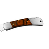 Classic Back Lock Knife Folder In Wood Handle
