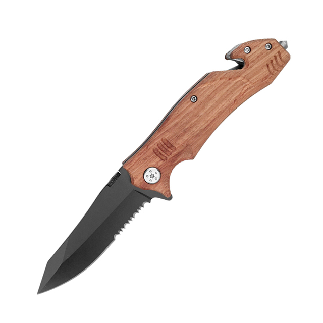 New Design Outdoor Survival Pocket Knife With Glass Breaker