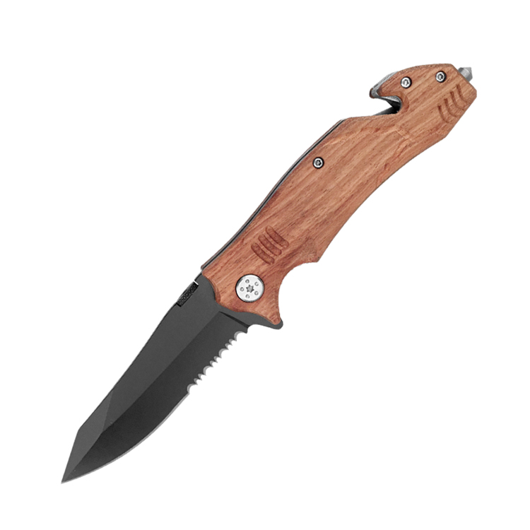 New Design Outdoor Survival Pocket Knife With Glass Breaker