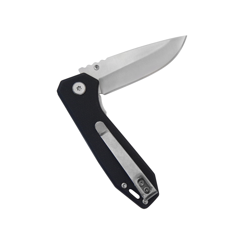 Mini Coltello Pieghevole FF-C: Lama In Acciaio 420C, Apertura A Due Mani, Con Portachiavi EDC
