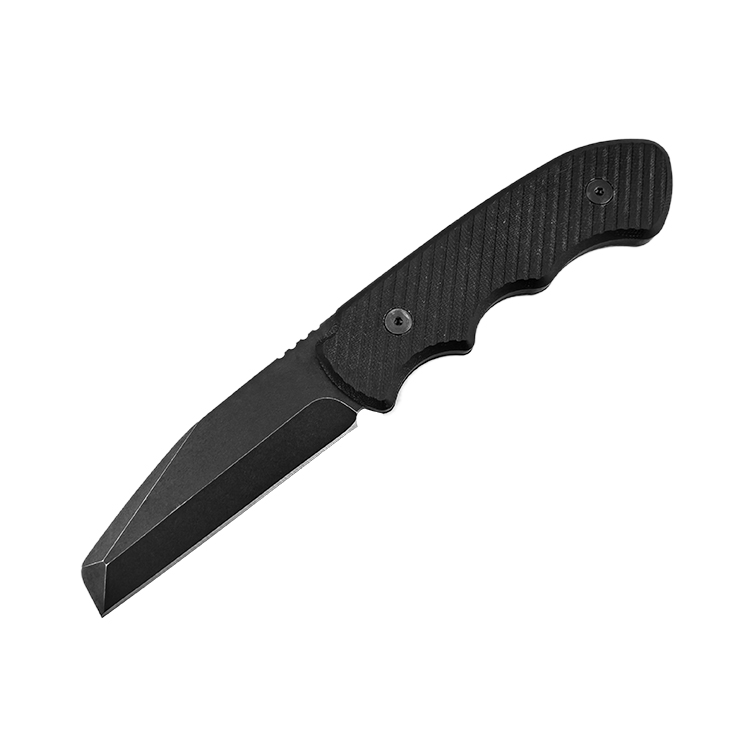 Small MOQ Black Coating Fixed Blade Knife