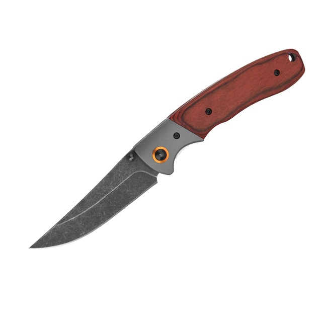 Wooden Handle EDC Pocket Knife