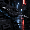 Svega Bat-Style Dual-Blade Folding Knife - 420 Stainless Steel Blade, Aluminum Wing Handle, Tactical Pocket Knife for EDC & Survival
