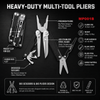 Svega MP001B Heavy-Duty Multi-tool Pliers - Big Scissors & Large Pliers Design, 420 Stainless Steel Multi-Functional EDC Tool with Pocket Clip
