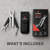 Svega MP001B Heavy-Duty Multi-tool Pliers - Big Scissors & Large Pliers Design, 420 Stainless Steel Multi-Functional EDC Tool with Pocket Clip