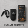 Svega GK035 Multi-functional Carabiner Knife - Lightweight Aluminum Body, Stainless Steel Folding Blade, Screw-Lock Carabiner with Bottle Opener for Hiking & EDC