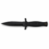 Professional Black Tactical Fixed Blade Knife with 3Cr13 Steel & Ridged PP Handle