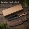 Svega Premium Garden Utility Knife with 6-Inch Laser Etched Scale & Wood Handle