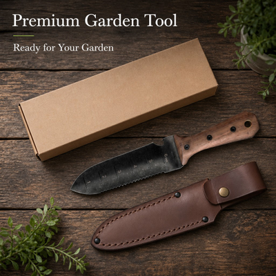 Package contents of the professional hori-hori knife