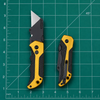 Svega 22155 Professional Folding Utility Knife - SK5 High-Carbon Steel Blade, Safety Button Lock Design, Quick-Change Blade Device with Pocket Clip